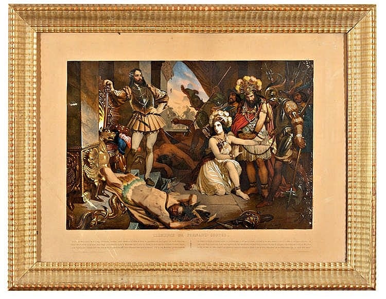Nicolas Eustache Maurin comparable auction result: nicolas eustache maurin clemence de fernand cort s lithograph