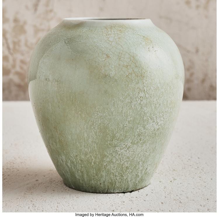 fernand rumebe french 1875 1952 snow melt vase circa 1920 glazed ceramic 6 1 · Heritage Auctions · 2017-10-24 Fernand Rumebe comparable auction result: fernand rumebe french 1875 1952 snow melt vase circa 1920 glazed ceramic 6 1