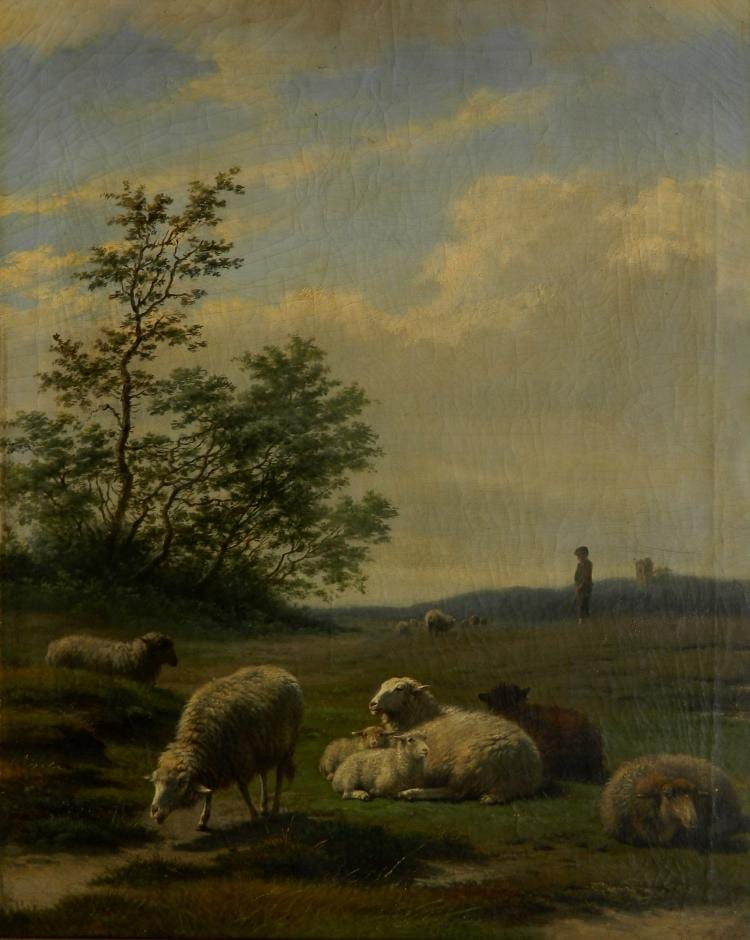 Frans Lebret comparable auction result: frans lebret oil