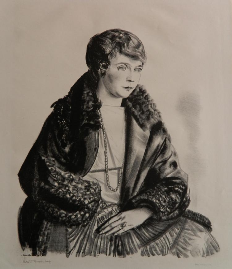 George Bellows lithograph sold by Rachel Davis Fine Arts, lot 139 — auction record photograph