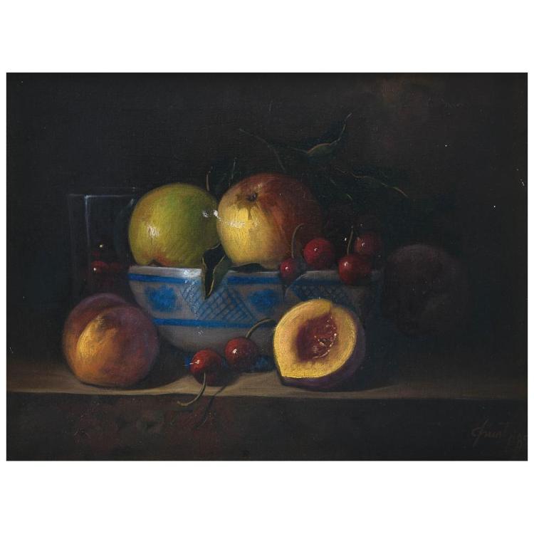 Armando Ahuatzi comparable auction result: armando ahuatzi untitled signed and dated 85 oil on canvas 30 x 40 cm 11 8 x 15 7 inches