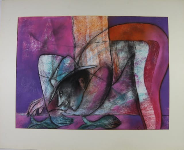 Ruben Leyva comparable auction result: ruben leyva mexican 1953 original pastel