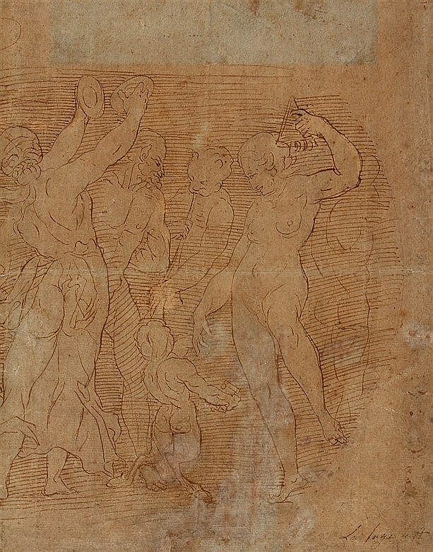 Raymond Lafage comparable auction result: raymond lafage 1656 1684 dancing fauns