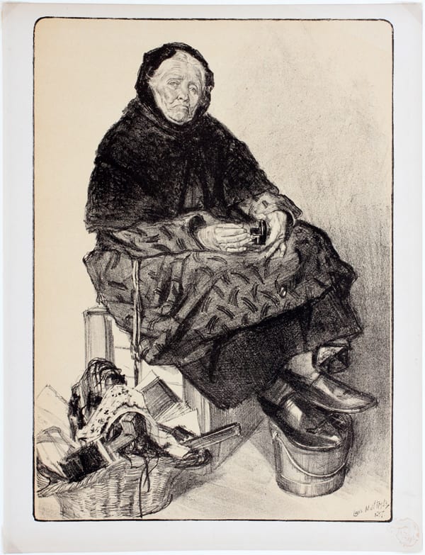 Louis Malteste comparable auction result: louis malteste lithograph on paper 1897
