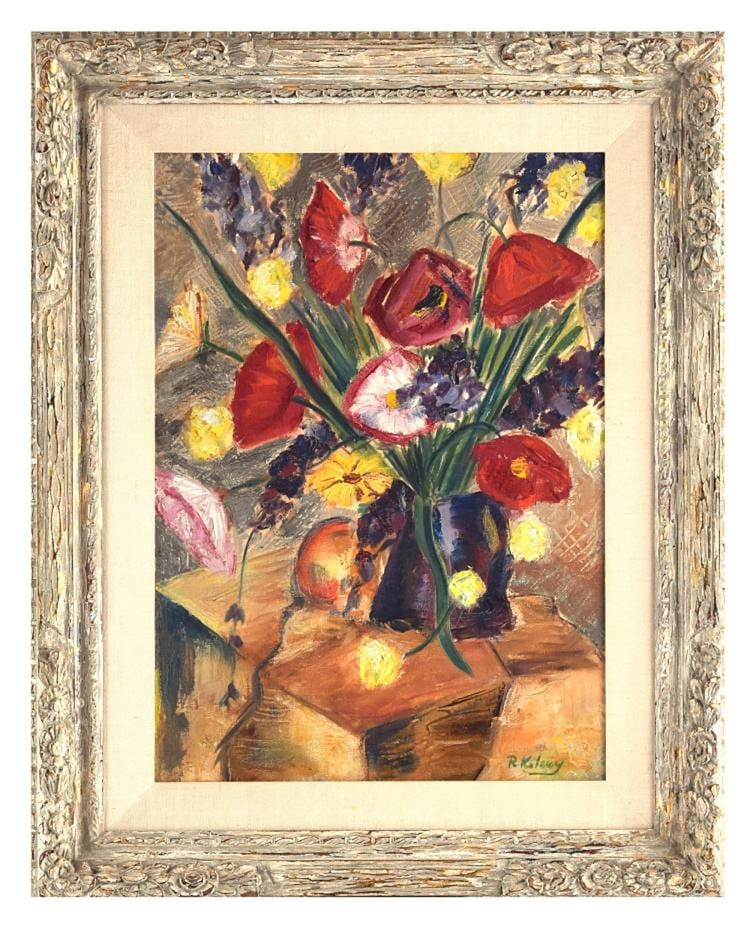 robert kelsey original oil painting entitled floral still life · Worthington Galleries · 2017-12-03 Robert Kelsey comparable auction result: robert kelsey original oil painting entitled floral still life
