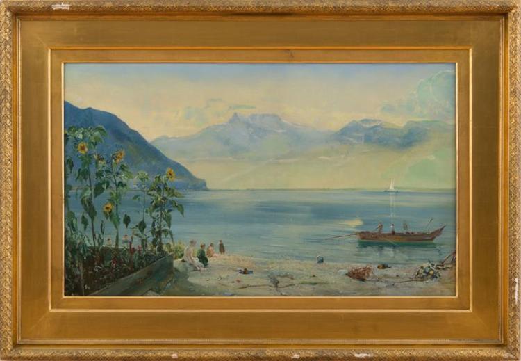 john william inchbold 1830 1888 lake geneva · STAIR · 2017-11-11 John William Inchbold comparable auction result: john william inchbold 1830 1888 lake geneva