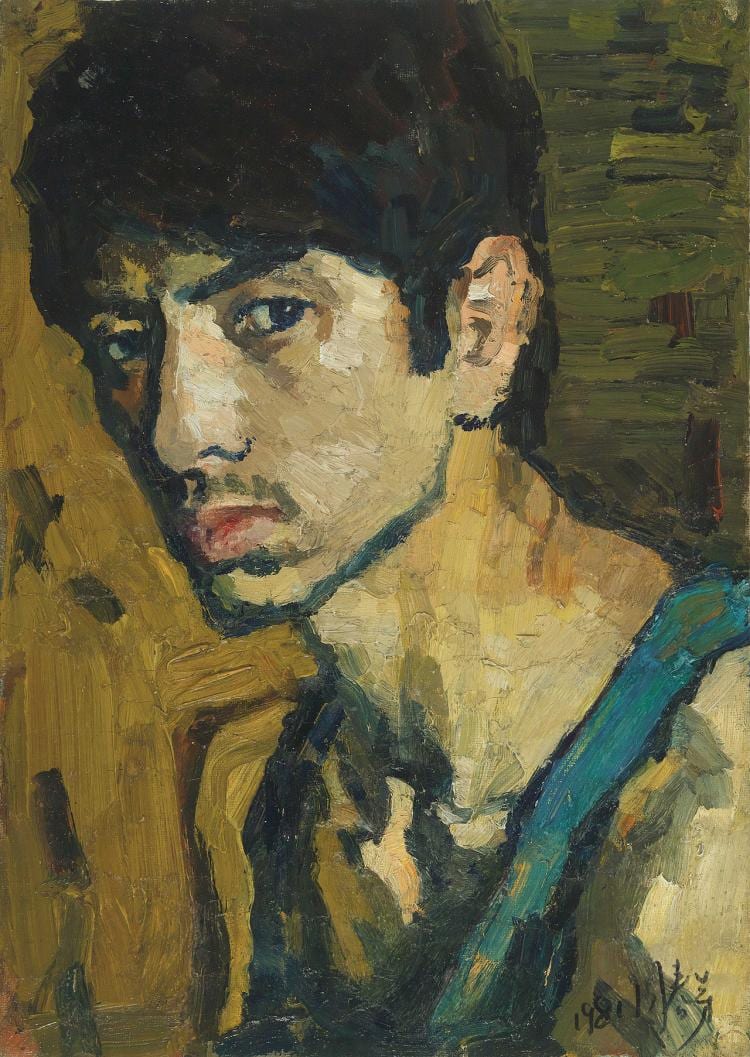 Zhou Chunya (CHINESE, B. 1955) 周春芽 comparable sale
