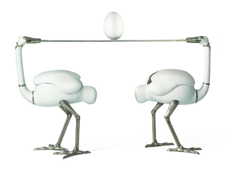 FRANÇOIS-XAVIER LALANNE | Les Autruches bar, 1967-1970 comparable sale
