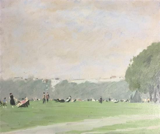 Albert Rydge comparable auction result: albert rydge 1903 1971 hyde park london 1965 oil on board
