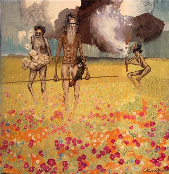 Ainslie Roberts comparable auction result: ainslie roberts 1911 1993 britain australia the rain makers wool tapestry by australian tapestry workshop