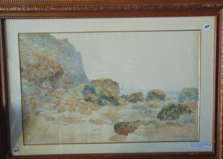 mary weatherill 1834 1913 on the scar whitby aug 1879 watercolor 27 x 19 · Cedarburg Auction & Appraisals LLC · 2017-11-16 Mary Weatherill comparable auction result: mary weatherill 1834 1913 on the scar whitby aug 1879 watercolor 27 x 19