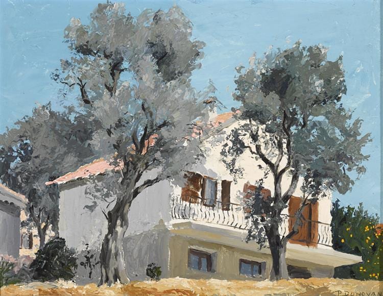 Phoebe Donovan comparable auction result: phoebe donovan 1902 1998 mediterranean villa