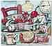 Philip Guston (1913-1980) - Summer Kitchen Still Life comparable sale
