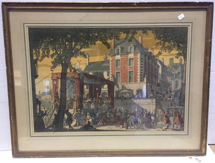 Thomas Maitland Cleland comparable auction result: early lithograph by thomas maitland cleland