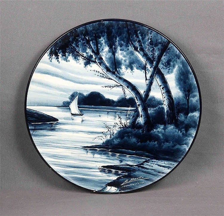 Armando José Moreira comparable auction result: marco m manises polychrome ceramic plate
