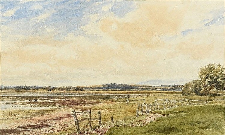 Edmund Morrison Wimperis comparable auction result: edmund morrison wimperis 1835 1900 british figures in a wetland landscape