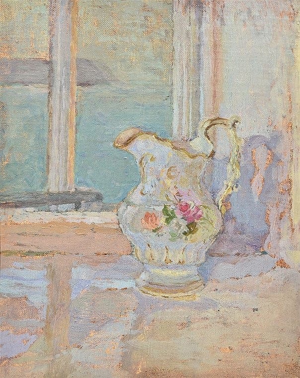 Diana Maxwell Armfield comparable auction result: diana maxwell armfield born 1920 british ar the jug at twilight oil on