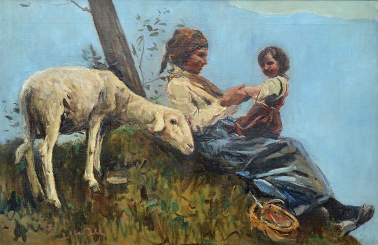 Romualdo Locatelli | Riposo in Montagna comparable sale