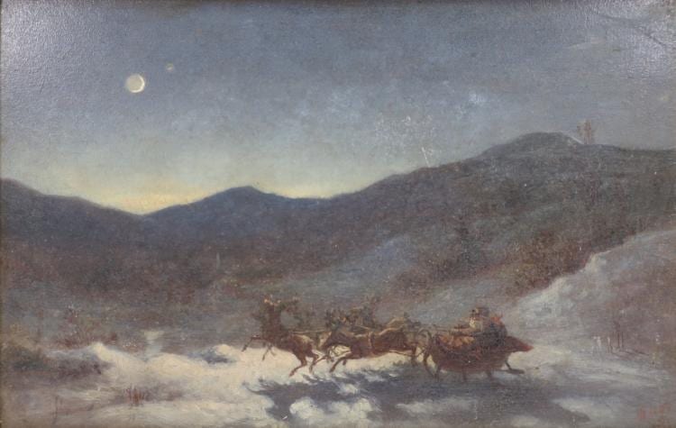 Thomas (1840) Nast comparable auction result: thomas nast am 1840 1902 santa claus s evening