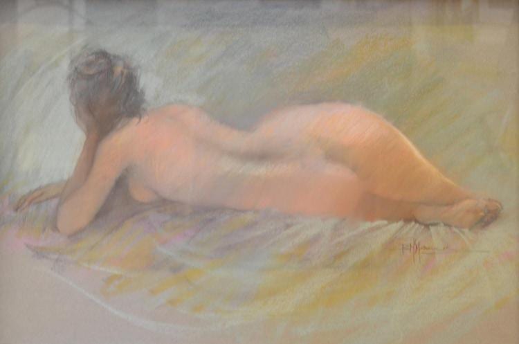 barbara mcmanus nude pastel 40 x 60cm · Leonard Joel · 2017-11-16 Barbara McManus comparable auction result: barbara mcmanus nude pastel 40 x 60cm
