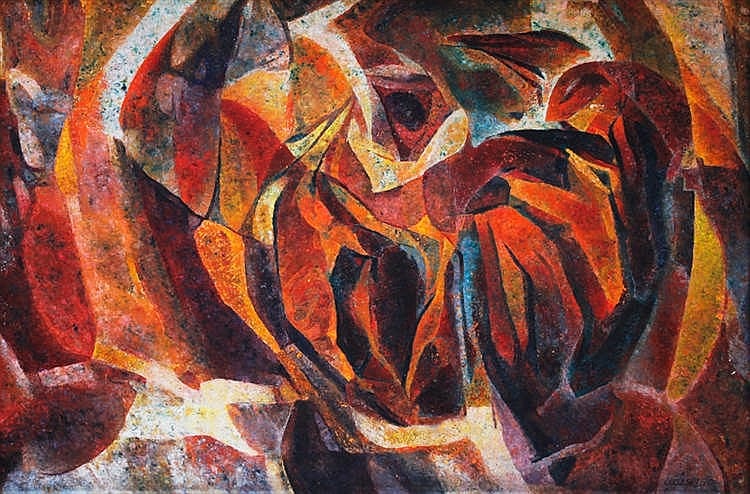 Cesar Legaspi comparable auction result: cesar legaspi 1917 1994 abstract
