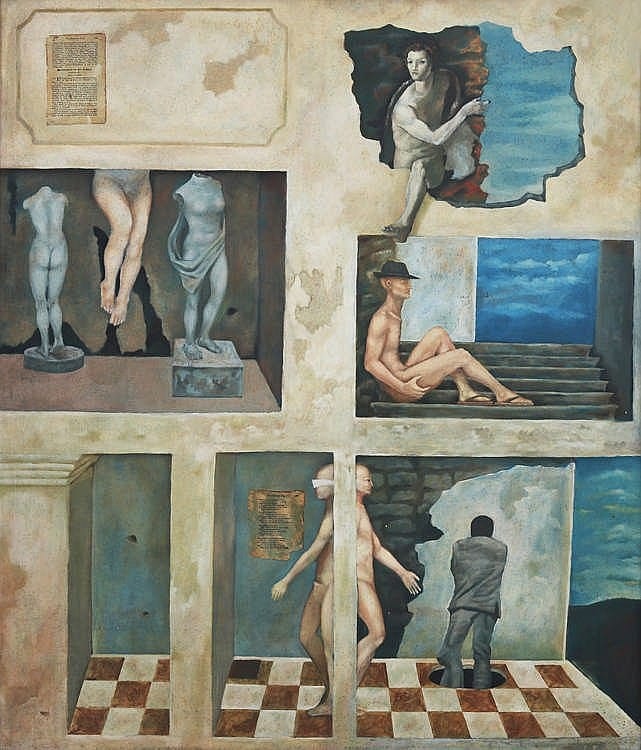 Jose John Santos III (b.1970) Movement, Non-Movement and Lostness comparable sale