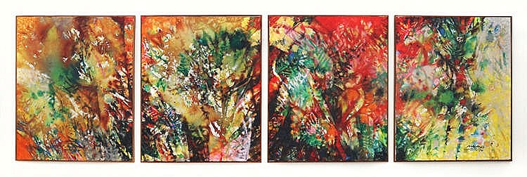 Mauro Malang Santos (1928-2017) Untitled (The Jubilee Quadriptych) comparable sale