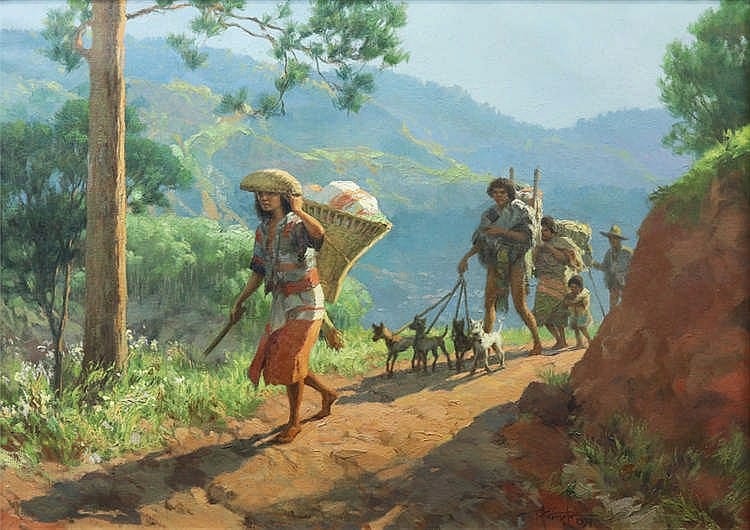 Fernando Amorsolo (1892-1972) Baguio Scene comparable sale
