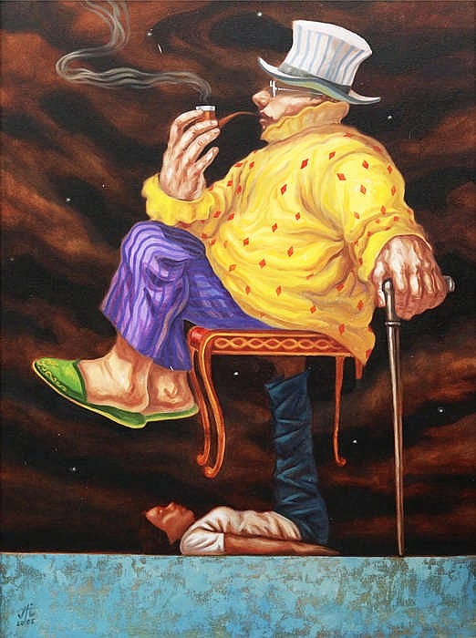 Mark Justiniani (b.1966) Tungkod comparable sale