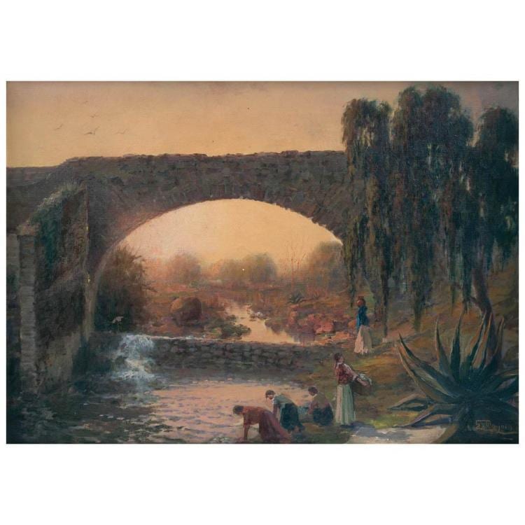 Guillermo Gomez Mayorga comparable auction result: guillermo gomez mayorga untitled signed oil on canvas 50 x 70 cm 19 6 x 27 5 inches