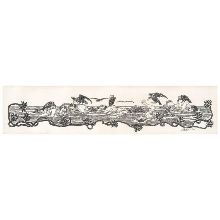 julio ruelas faunos signed and dated 901 ink on paper 6 5 x 27 5 cm 2 5 x 10 8 inches with certificate · Morton Subastas · 2017-11-30 Julio Ruelas comparable auction result: julio ruelas faunos signed and dated 901 ink on paper 6 5 x 27 5 cm 2 5 x 10 8 inches with certificate