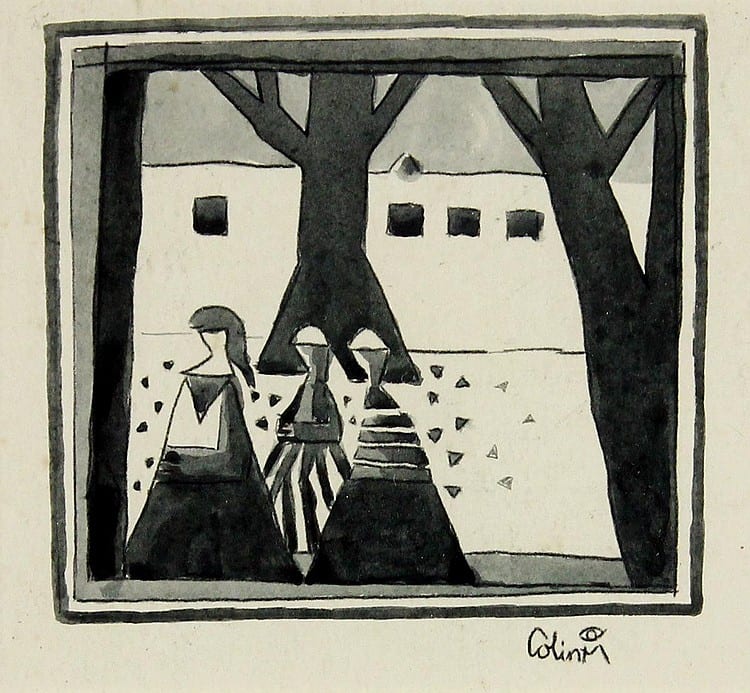 colin middleton three girls · Gormleys Art Auctions · 2017-11-28 Colin Middleton comparable auction result: colin middleton three girls