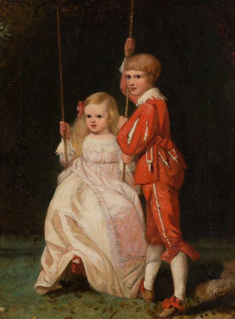 Marshall Claxton comparable auction result: marshall claxton 1811 1881 the swing