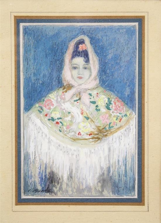 claude marks british 1915 1991 portrait of a spanish maidenwatercolour signed lower left6 x 4 in 16 5 x 11 5cm · Martel Maides · 2017-11-30 Claude Marks comparable auction result: claude marks british 1915 1991 portrait of a spanish maidenwatercolour signed lower left6 x 4 in 16 5 x 11 5cm