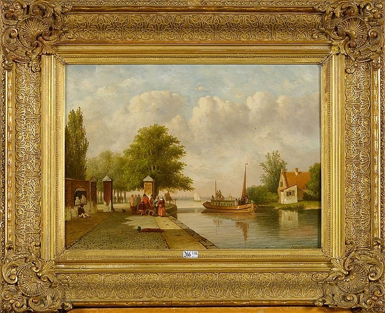 Hendrik Johannes Weissenbruch comparable auction result: tableaux