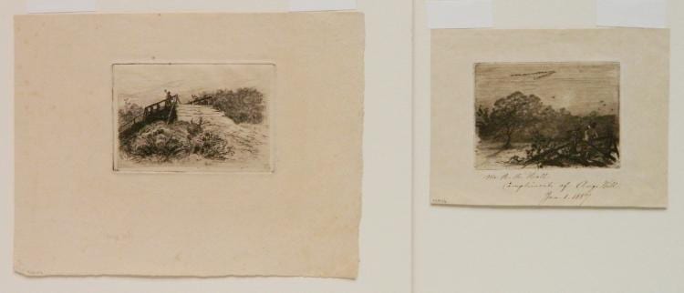 August Will comparable auction result: august will 2 etchings