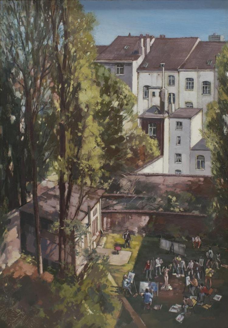 Jean van Noten comparable auction result: jean van noten 1903 1982 assembly of artists