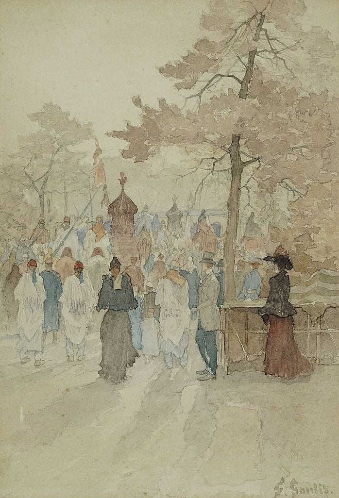 Fernand Gaulis comparable auction result: fernand gaulis 1860 1924