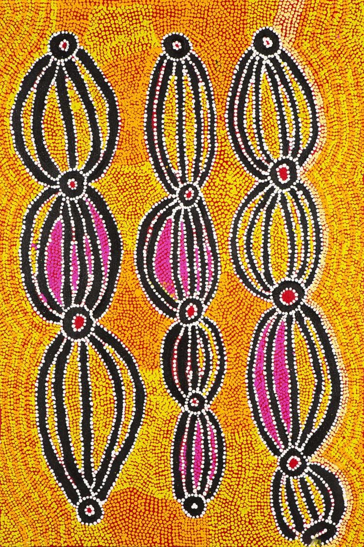 Liddy Walker Napanangka comparable auction result: liddy walker napanangka c 1925 dogwood dreaming