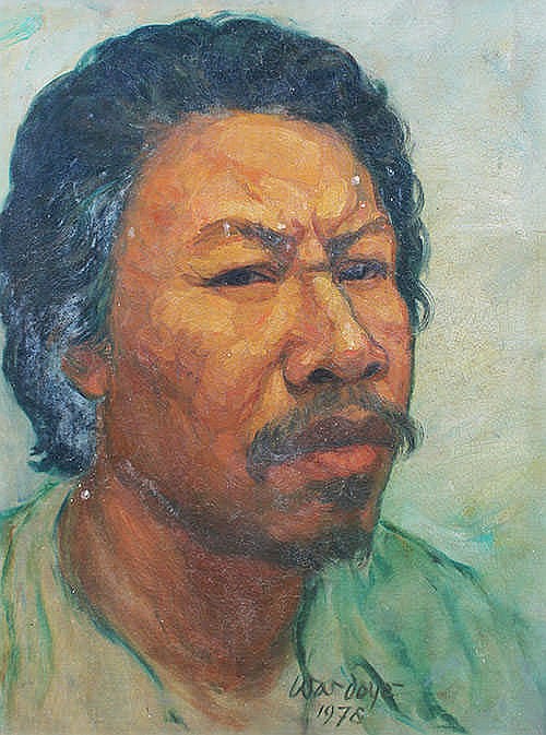 Wardoyo (b. Banyumas, C. Java, 1935) Self Portrait comparable sale