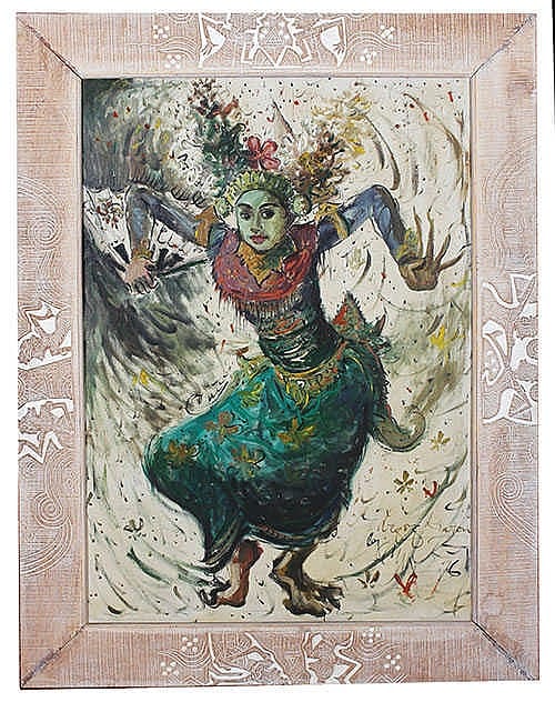 Gunarsa, Nyoman (Klungkung, Bali, 1944 - Bali, 2017) Legong Kraton comparable sale