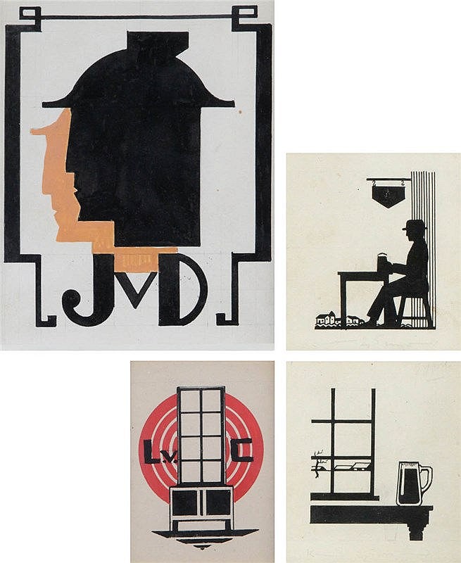 Jos Leonard comparable auction result: jos leonard 1892 1957 zonder titel lot van vier tekeningen o