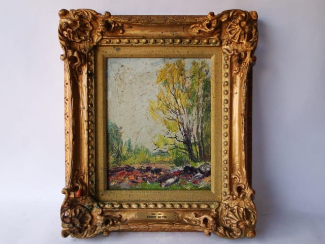 Ernest Frederick Meyer comparable auction result: o c landscape painting by ernest frederick meyer