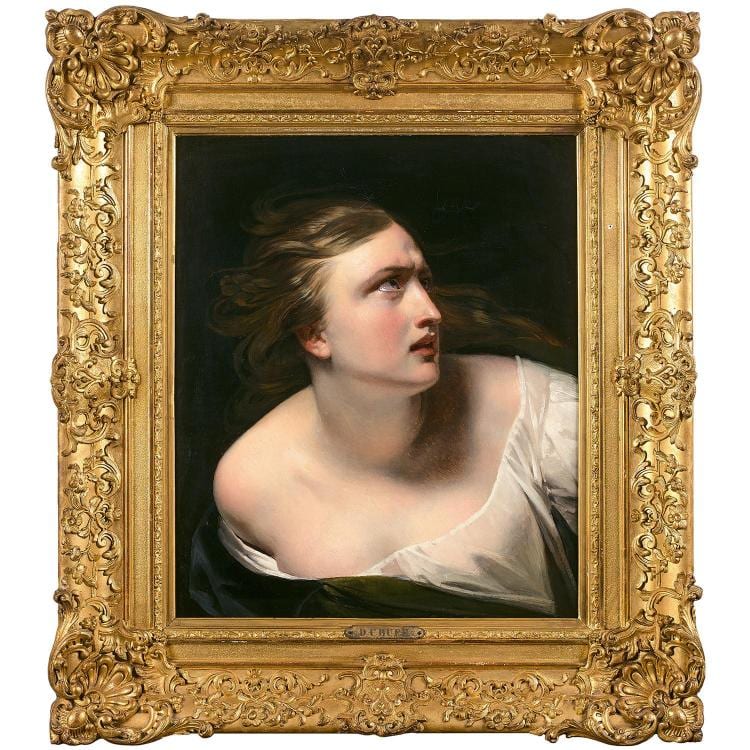 Claude-Marie Dubufe comparable auction result: claude marie dubufe paris 1790 celle saint cloud 1864