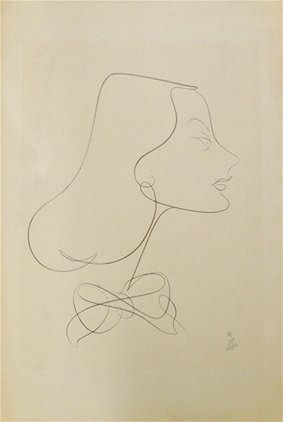 Jan Mara comparable auction result: jan mara 1912 1982 mich le morgan dessin au crayon noir sign en b