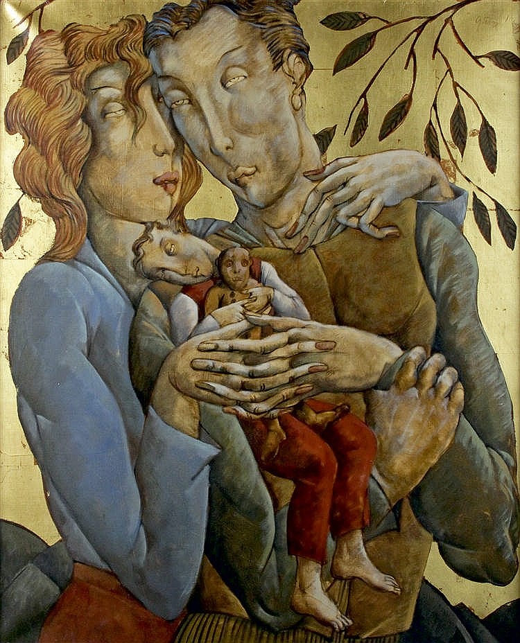 Jean-Pierre Ceytaire comparable auction result: jean pierre ceytaire n en 1946 le ver est dans le fruit huile sur