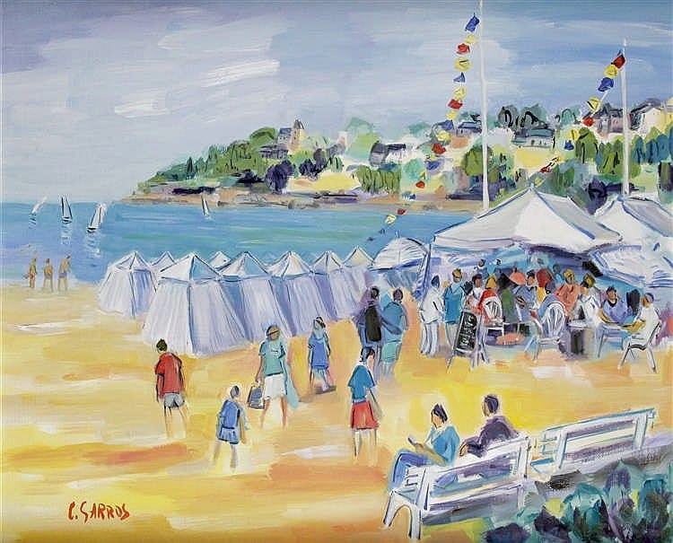 catherine garros 1954 dinard acrylique sur toile sign e en bas ga · Eric Pillon Enchères · 2017-12-17 Catherine Garros comparable auction result: catherine garros 1954 dinard acrylique sur toile sign e en bas ga