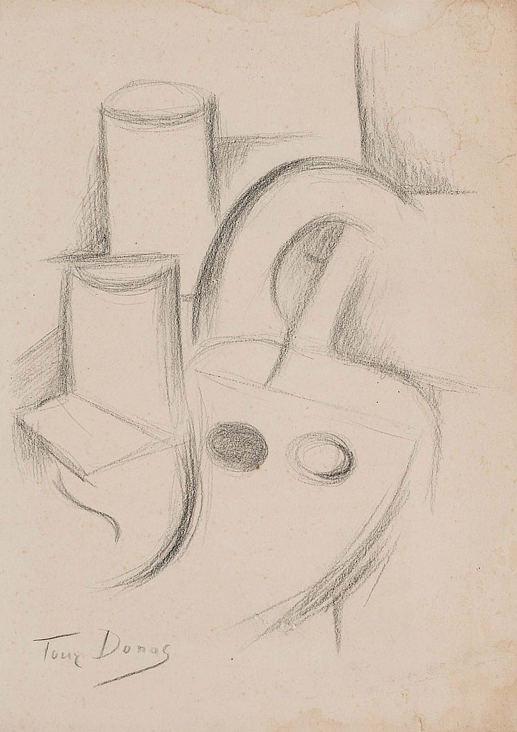 Marthe Donas comparable auction result: marthe donas antwerp 1885 audregnies 1967