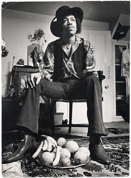 Barrie Wentzell comparable auction result: jimi hendrix original photograph by barrie wentzell
