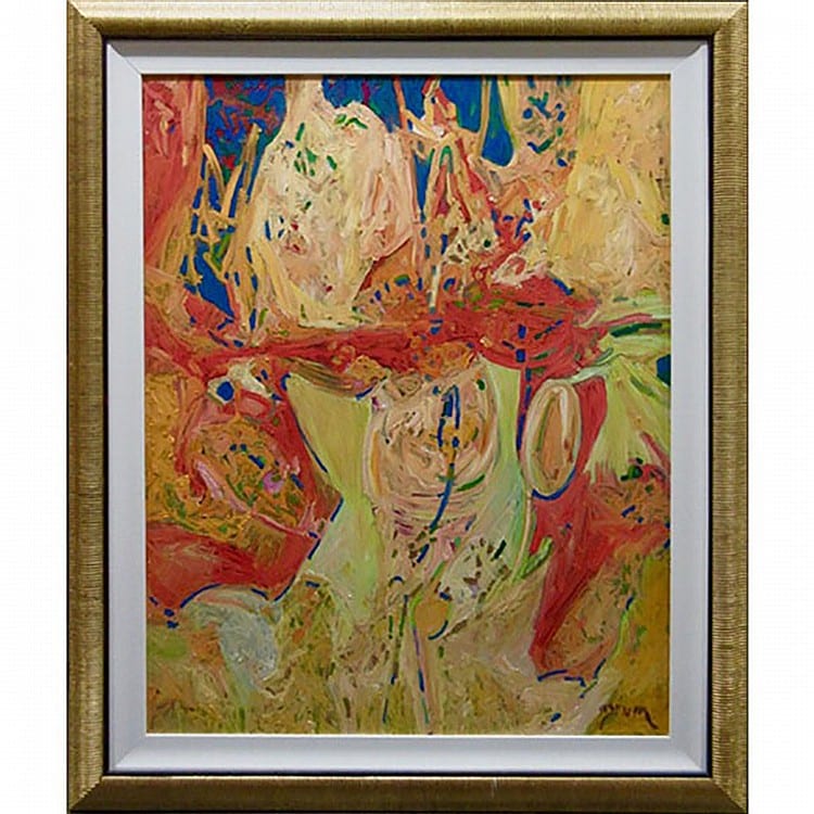 David Clayton Drum comparable auction result: david clayton drum canadian 1944 breakthrough oil on glass panel signed lower right signed and titled verso inventory 4460 40 x 32 in 101 6 x 81 3 cm